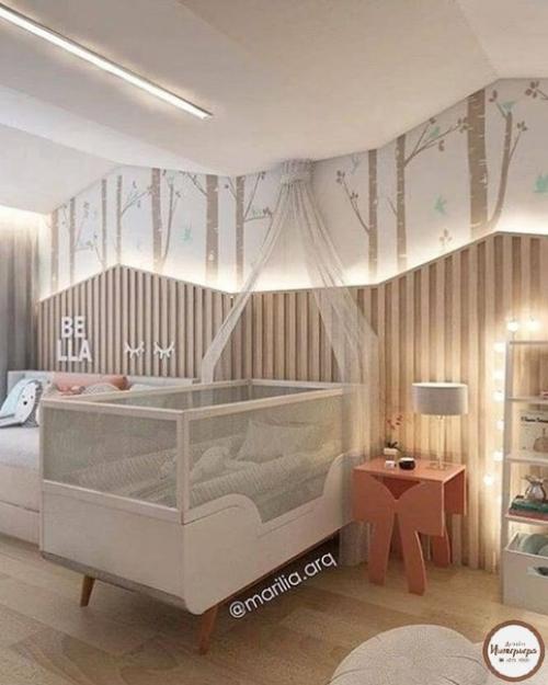 Отличные световые решения в детской комнате. 03