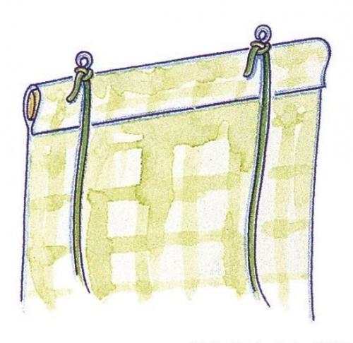 Рулонная штора?  Рулонной шторой можно закрыть окно или стеклянную дверь. 01