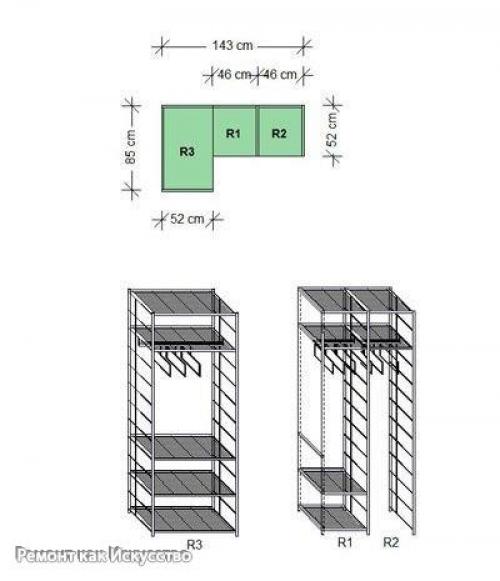 Конструкции стеллажей:  5 функциональных моделей для наполнения шкафа купе и обустройства гардеробной системы. 01 Конструкции стеллажей:  5 функциональных моделей для наполнения шкафа купе и обустройства гардеробной системы. 01
