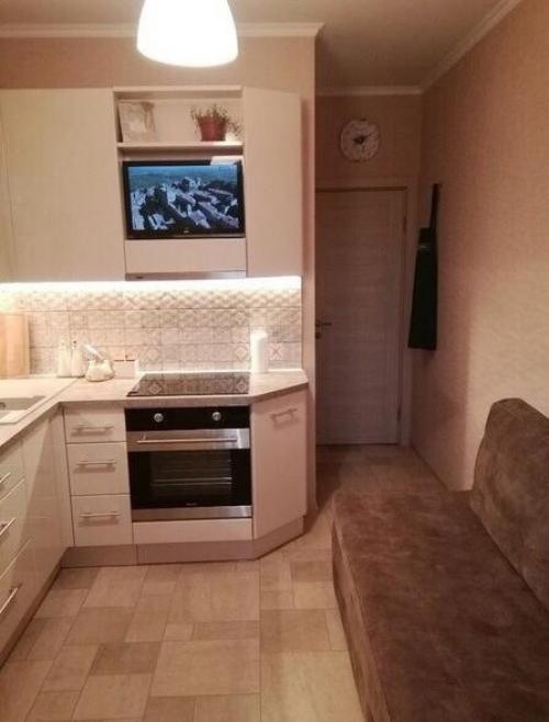 Уютный дизайн. Для небольшой кухни. 02