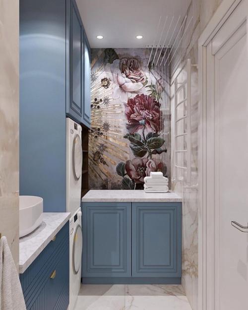 3 совершенно разных, но стильных санузла. 01