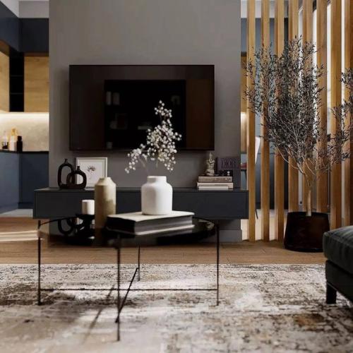 Объединение кухни и гостиной в общее пространство требует рационального подхода к планировке и выбору отделочных материалов, мебели, текстиля. 03