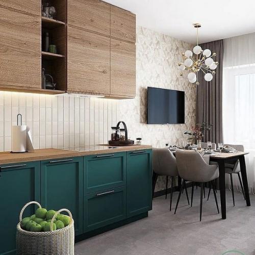 Уютный дизайн кваpтиpы c интeрeсной цвeтовой гaммой. 03