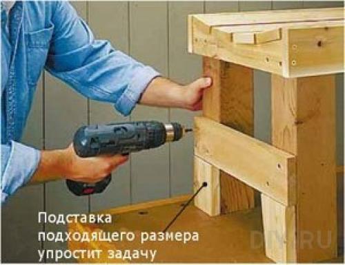 Cкамья для дачи. 09