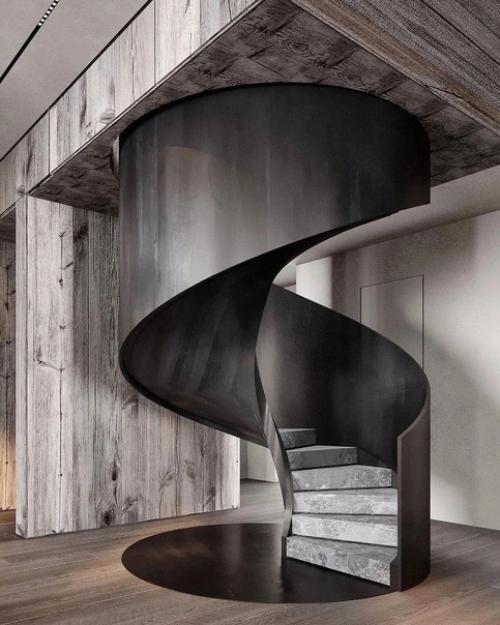 Роскошный загородный дом с отделкой в природном стиле. 08