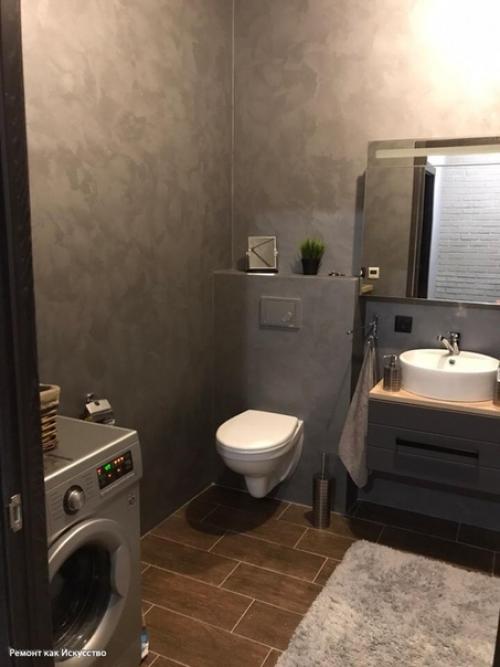 Остались мелочи и ванная закончена. 01