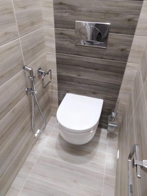 Закончили ремонт в ванной и туалете. 04