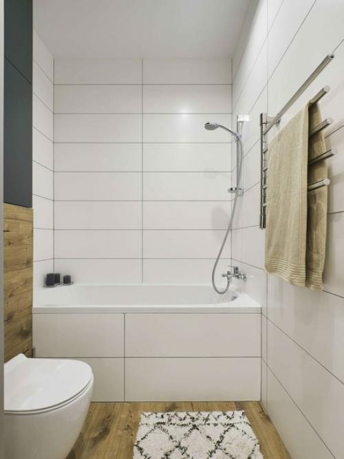 Дерево и яркие акценты: уютный интерьер трехкомнатной квартиры, площадью - 70 кв. 07