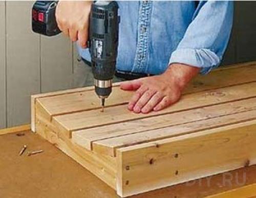 Cкамья для дачи. 07