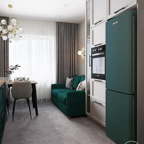 Уютный дизайн кваpтиpы c интeрeсной цвeтовой гaммой. 05