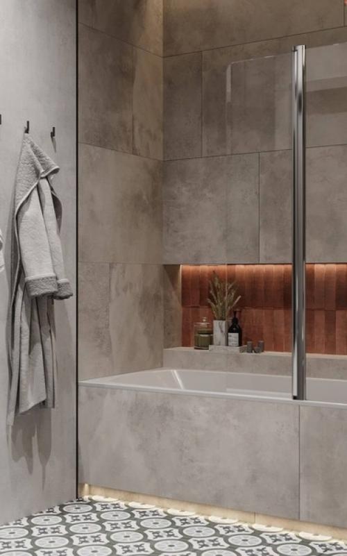 Комфортная и функциональная ванная комната. 03