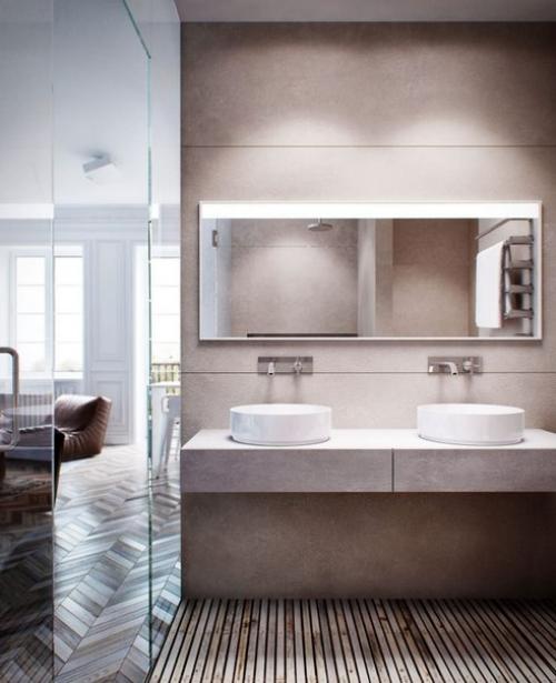 Неоклассика в дизайне квартиры для молодого человека 55 кв. 03