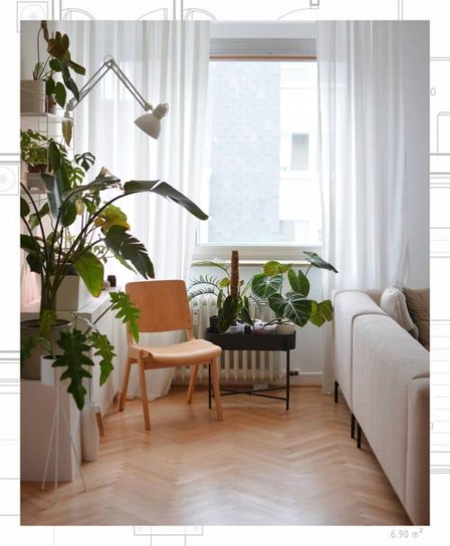 Элементов декора в скандинавских интерьерах не должно быть много. 01