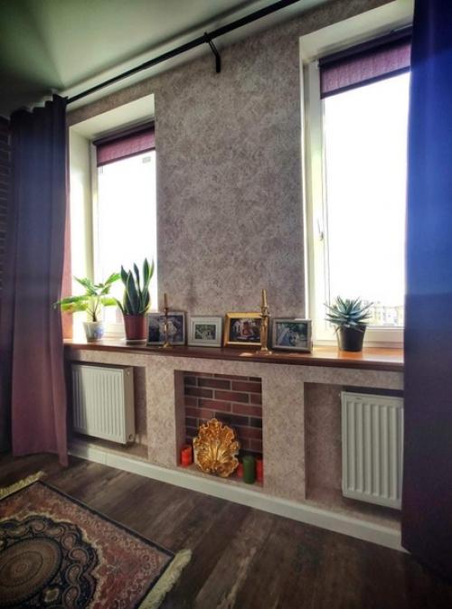 Наша небольшая спальная комната с гардеробной. 03