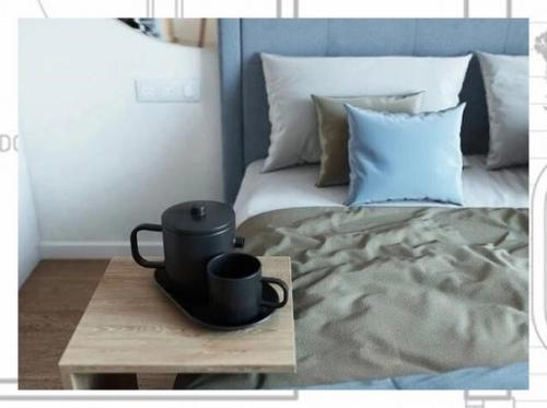 Грамотная организация пространства на ограниченной жилплощади - чуть ли не искусство, особенно когда приходится совмещать функционал двух комнат. 04