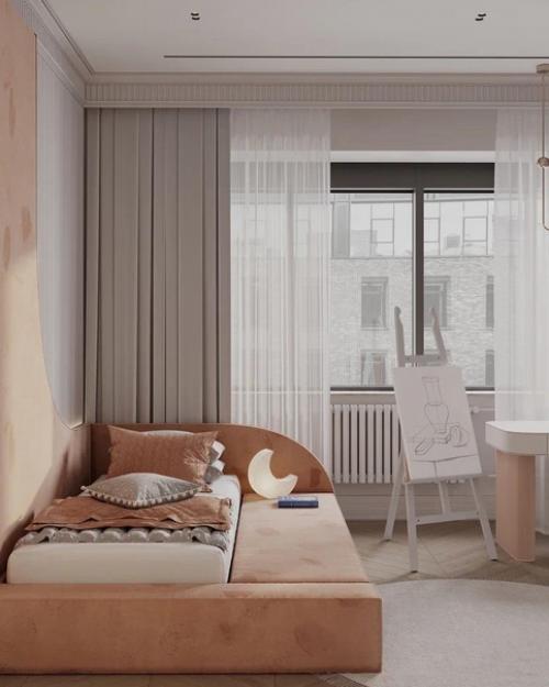 Детская комната в пастельных тонах. 01