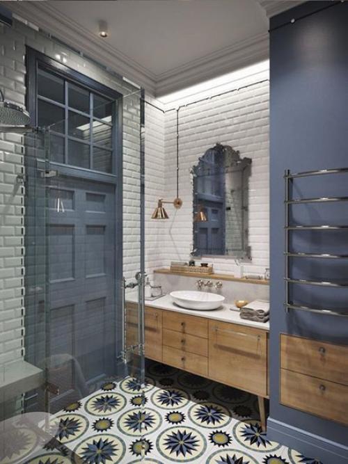 Ванная комната в скандинавском стиле. 03