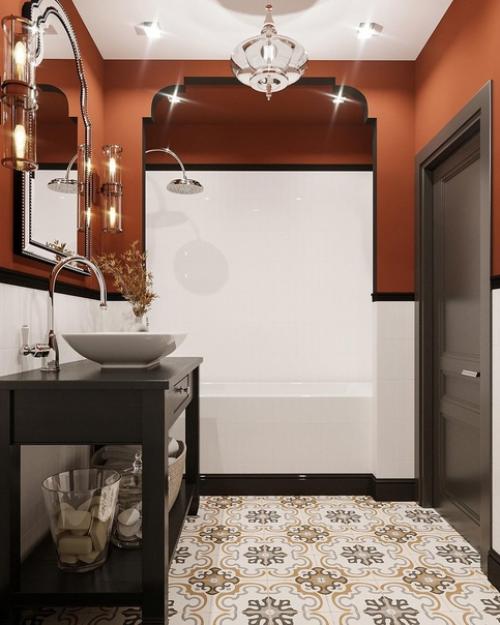 Марокканские мотивы в проекте ванной комнаты. 02