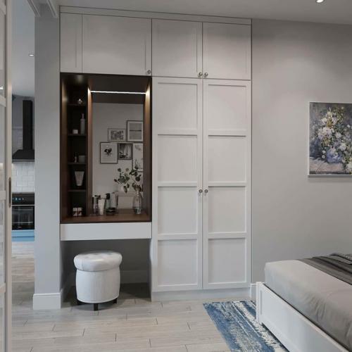 Вот это продуманный дизайн - проект небольшой квартиры. 09