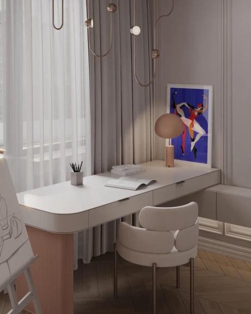 Детская комната в пастельных тонах. 04