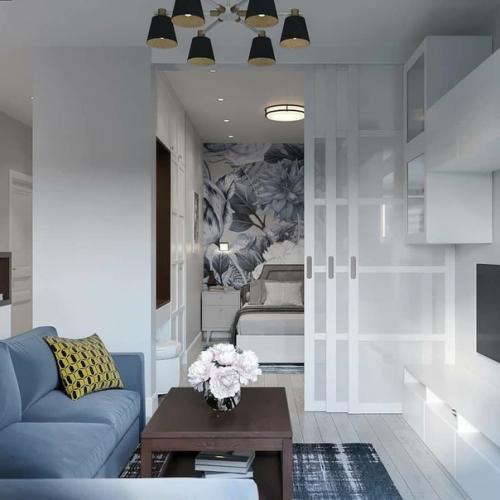 Вот это продуманный дизайн - проект небольшой квартиры. 06