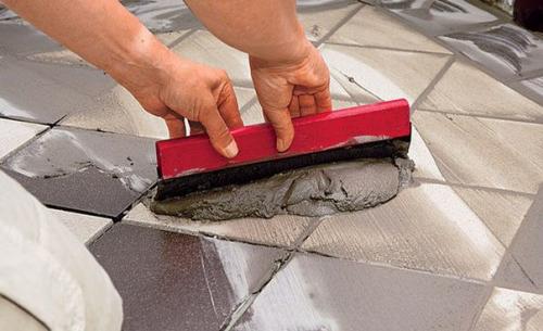 Укладка плитки по диагонали. 07