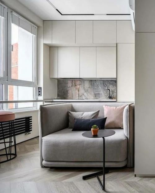 Функциональный интерьер 1 комнатной квартиры, площадью 36 кв. 01