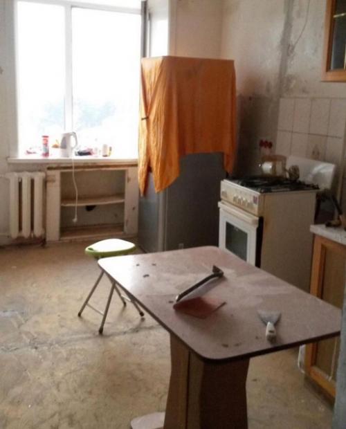 Кухня очень стильной и бюджетной получилась! 06