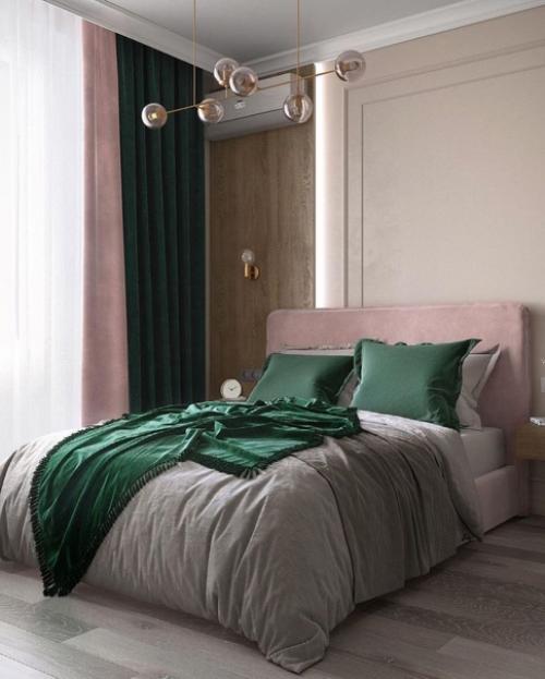 Современная классика.  Очень красивый и стильный дизайн - проект небольшой квартиры с интересным зонированием. 07