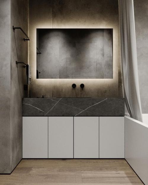 Ванная комната в ЖК Новое Купчино. 01 Ванная комната в ЖК Новое Купчино. 01