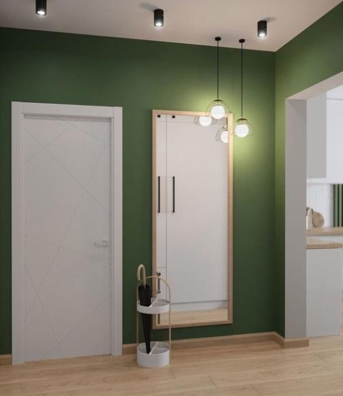 Шикарный дизайн - проект небольшой студии, площадью 24 кв. 05