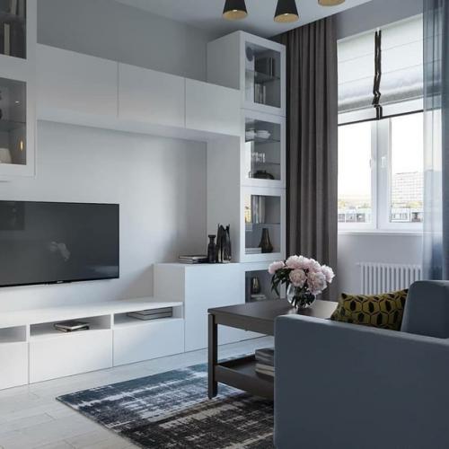 Вот это продуманный дизайн - проект небольшой квартиры. 04