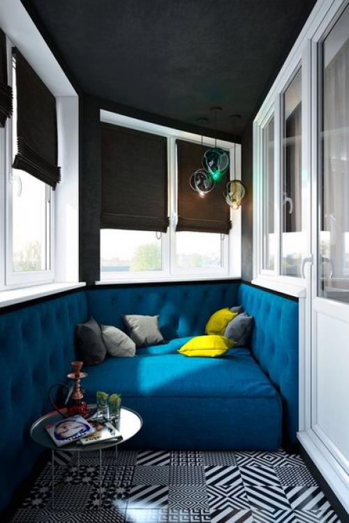 Лишь в том случае, если приложить немного усилий, то можно сделать лоджию хорошим местом для отдыха. 03