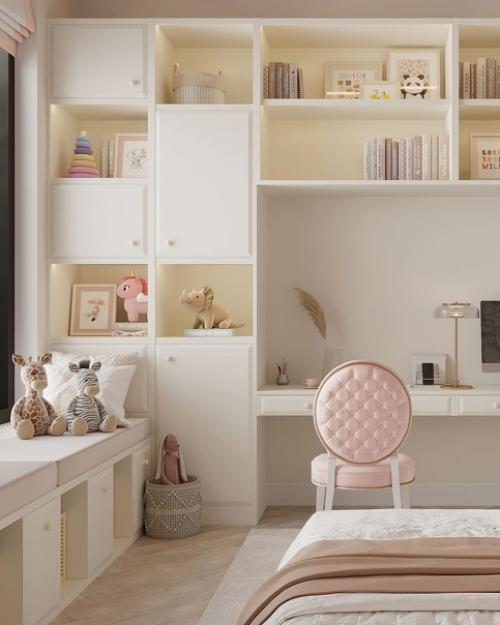 Красивая детская комната для девочек безумно. 04