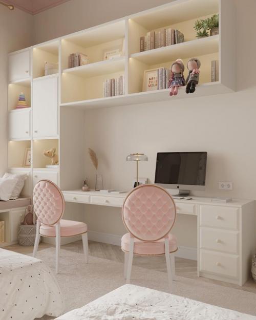 Красивая детская комната для девочек безумно. 02