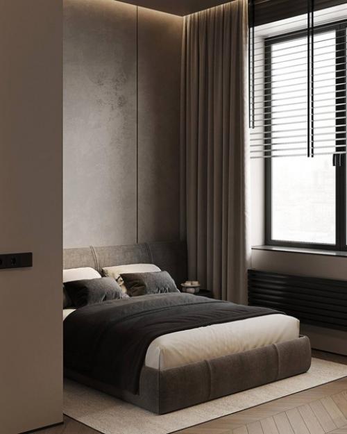 Лаконичный, с нотками минимализма интерьер квартиры в современном стиле. 04