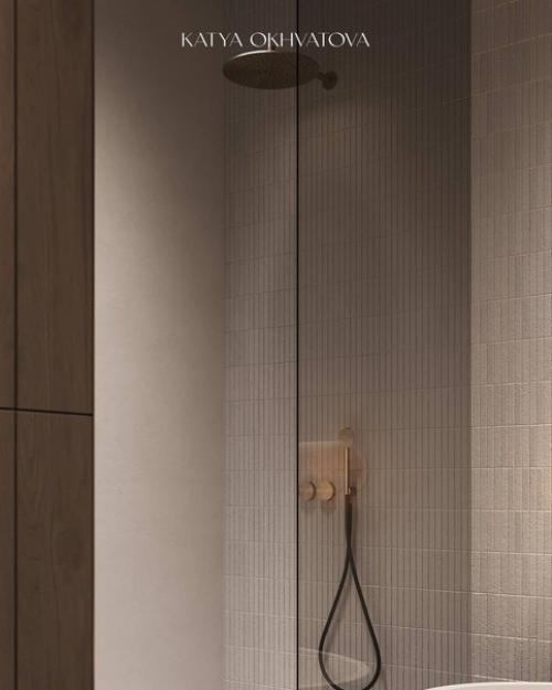 Изящная минималистичная ванная комната. 06