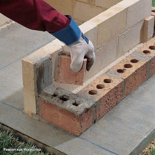 Пошаговая инструкция кладки барбекю из кирпича. 03