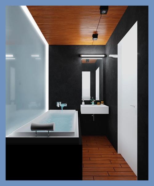 Несколько современных вариантов законченного ремонта ванной. 01