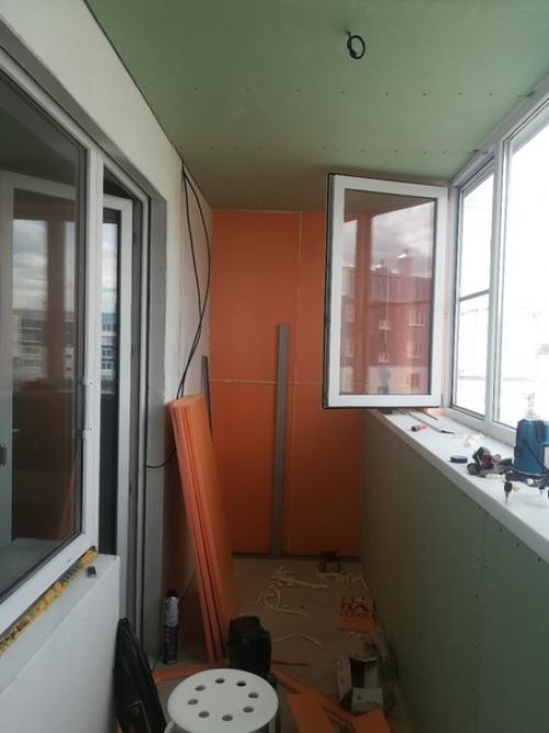 Утепление, отделка лоджии. 03