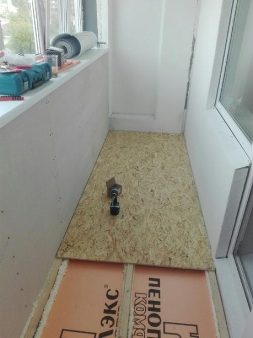 Утепление, отделка лоджии. 02