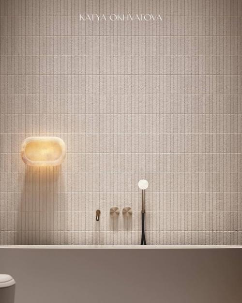 Изящная минималистичная ванная комната. 04