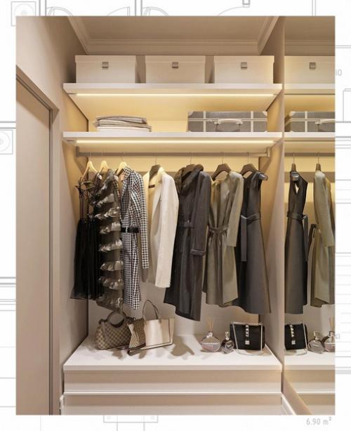 Голубой и зелено - голубой пастелью разбавляют кремово - бежевую палитру. 08