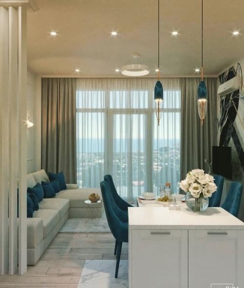 Очень красивый ремонт в квартире. 06