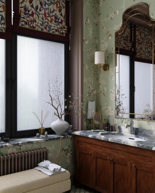 Эта ванная - настоящий подарок для глаз и вдохновения для тех, кто мечтает о стильном, уютном и функциональном пространстве. 04