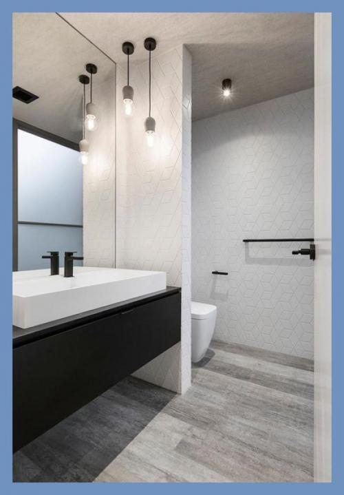 Несколько современных вариантов законченного ремонта ванной. 08