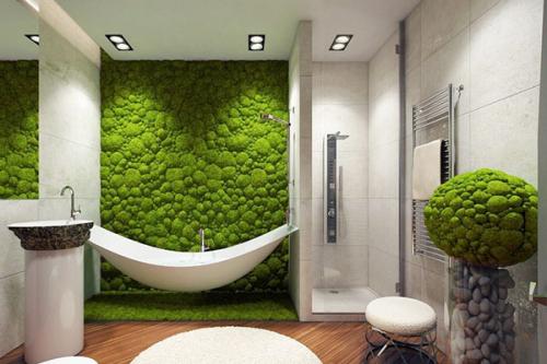 Обустроить в городской квартире небольшой оазис можно с помощью живой стены из растений. 05