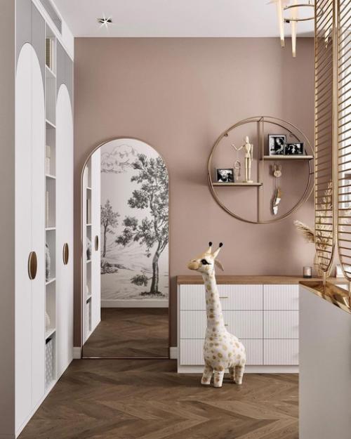 Один из лучших дизайн - проектов детской комнаты для юной принцессы. 03