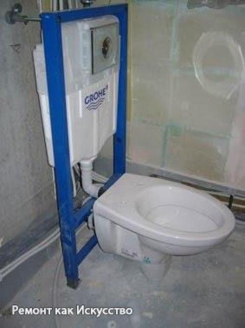 Установка подвесного унитаза своими руками. 03 Установка подвесного унитаза своими руками. 03