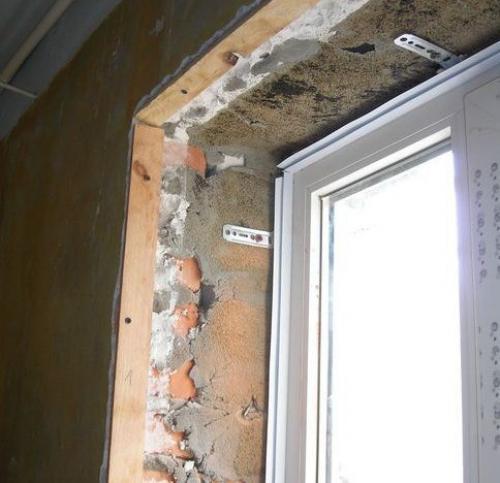 Как заделать откос окна. 01 Как заделать откос окна. 01